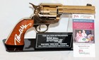      Tom Wilson Back To The Future 3 Signed Prop Metal Replica Gun Pistol Jsa Psa