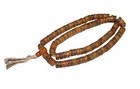 Tibetan Prayer Beads Necklace Yoga Necklace Mala Necklace Amber Resin Necklace 
