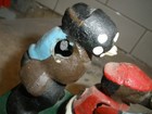Cast Iron Mechanical Baseball Bank  read Description 
