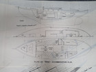 Large Number Of Ketch Yacht Boat Design Blue Print Drawings Plans Prints Plates