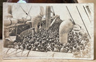 Rare  Ww1 Us Army African American Unit Sails To France 1917 Photo Postcard Rppc