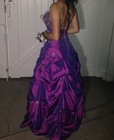 Vintage Y2k Purple Prom Dress With Beautiful Beading