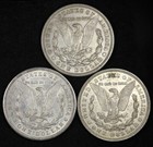  3 Pc Lot  1921 P D S Morgan Silver Dollar Xf   Au  90  Silver  Free Shipping 