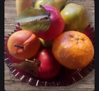 8 Pcs Artificial Fruits Assorted Fake Fruit Lifelike Realistic For Home Decor