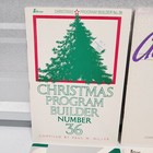 Lot Of 4 - Christmas Program Builder Number 36  39  43  Missing Jesus - Miller
