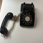 Vintage 1970s Bell Western Electric 1974 Black Rotary Dial Desk Telephone 500