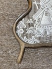 Vintage Dutch Lace Window Wood Frame Screen Panel Windmill Scene Decor 20  
