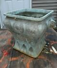 Antique Japanese  Or Chinese Bronze Planter  As  - Is