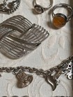 Eclectic Vintage Estate Jewelry Lot 91 9g Sterling Silver Judy Lee Trifari Monet