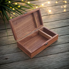 Walnut Handmade Walnut Partition Wooden Box For Keepsakes  Walnut-htmdfh New