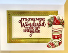 Handmade Christmas Card   7  Tall X 5  Wide   Free Shipping