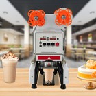Automatic Cup Sealing Machine Electric Bubble Tea Cup Sealer 400-600 Cups h 95mm
