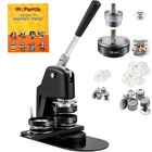 Button Maker Machine Badge Pin Machine 1  2 25  500 Free Parts Press Kit