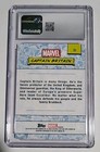 2024 Topps Chrome Marvel Sapphire Captain Britain Orange Sapphire 19 25 Cgc 10    
