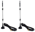 Dual Band Long Range Wifi Antenna  2-pack   9dbi 2 4ghz 5ghz 5 8ghz Rp-sma Conn