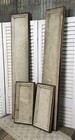 4 Wooden Door Panels  Cupboard Furniture Architectural Salvage  Art Craft A25