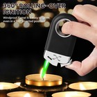 Kambolly Cool Butane Torch Lighter  Funny Keychain Lighters For Candle Black