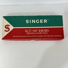 Singer Kut-nit Sewing Shears Scissors 8  Serrated   Knife Edge C808  Vtg W  Box