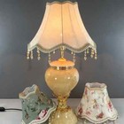 Retro European Lamp Shades Fringe Crystal Light Shades Romantic Table Lamp Decor
