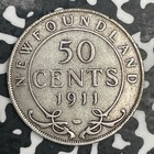 1911 Newfoundland 50 Cents Lot n1312 Silver 
