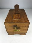 Vintage Griffin Shinemaster Shoe Shine Wooden Box Metal Latch 11x8x8
