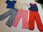 Lot Vtg Girl Toddler Clothes 70 s 80s Sz 24 Mo 2t Girls Outfit Pants Tops Minnie