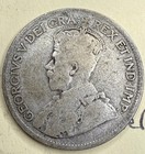 1929 Canadian Silver Quarter     Circulated Collectible