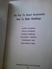 Vintage 1963 How To Make Handbags Pier Montagna Leather Woven Beads Pattern Book