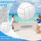 2 Pcs 40 Inch Giant Inflatable Volleyball Party Decorations Large Beach Inflatab