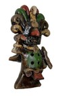 Mayan Flute Aztec Whistle Folk Art Clay Tribal Native 6    X 4   