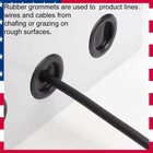170pcs Rubber Grommet Firewall Hole Plug Electrical Wiring Gasket Assortment Set