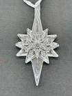 Waterford 2006 Annual Snow Star Snowflake Crystal Christmas Ornament 6 