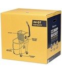 Commercial Mop Bucket   Wringer Bucket With Side Press Wringer 36 Quart