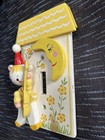 Originals By Irmi Vintage Wooden 3d Nursery Light  Plates Yellow Fiddler Moon