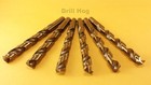 Drill Hog Usa 1 2  Cobalt Drill Bits M42 Drill Bit 6 Pack Lifetime Warranty  