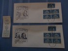 Us   1029 Columbia 3c Set Of 5 Pent Arts Cachet Unaddressed Fdc W label   10 
