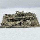 Benin Bronze Adorned Cast Plaque