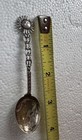 Vintage Silver 800 Cb German Sun Face Burst Soliel Spoon Figural
