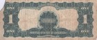 Beautiful Large 1899  1 Black Eagle Silver Certificate