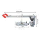 8 66in Stainless-steel Manual Pizza Dough Press Machine Domestic And Commercial