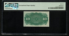 Fr-1261 10c Fourth Issue Fractional Currency - Graded Pmg 66 Epq - Ad8