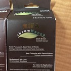 Mina Ibrow Henna 1 Package Dark Brown   1 Package Medium Brown
