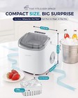 Countertop Ice Maker With Handle  26 Lbs Per Day  Makes 9 Ice Cubes In 6 Minutes