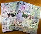 Wicked   Wicked For Good Movie Scripts Signed- Autograph Reprints- Wicked Movie