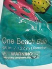 H2o Go Retro Fashion Beach Ball 48  Yellow   Pink Watermelon Print For Ages 3 