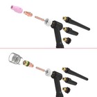 66 91 Pcs Tig Welding Torch Stubby Gas Lens Pyrex Glass Cup Kit For Wp-17 18 26