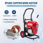 Electric Drain Cleaner Machine 120 Ft X 6 5 Inch Sewer Snake Auger Plumber Tool