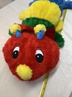 Dan Dee Collector Caterpillar Plush 30    Large Primary Colors Yellow Red Rainbow
