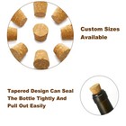 Cork Stopper Plug Tapered Style Sealing Plugs For Jars Jugs Bottles Custom Sizes