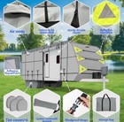 Travel Trailer Rv Cover  22 -24  Camper Cover  900d Oxford Top Waterproof Rip 